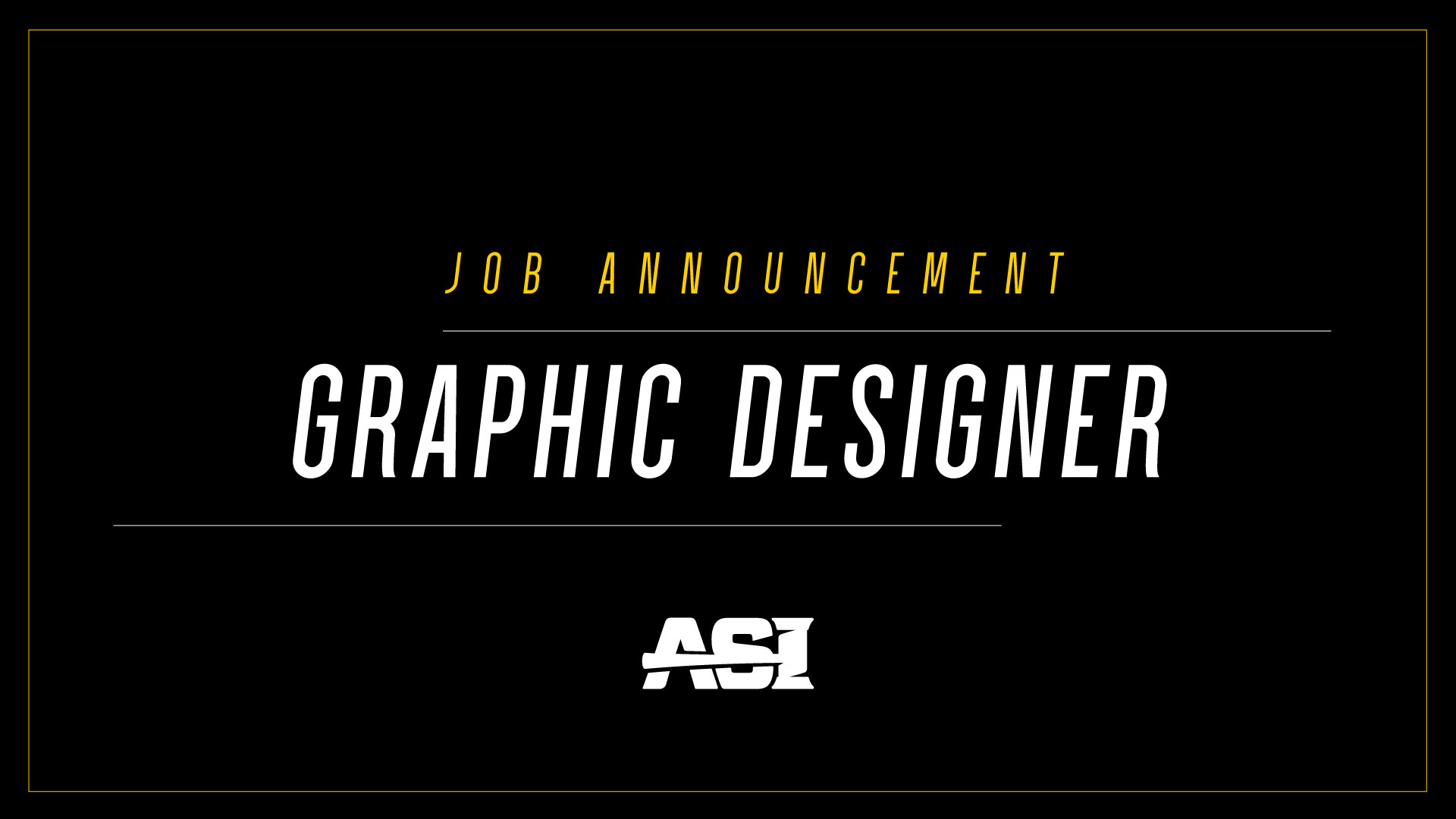 Graphic Designer | Employment Opportunity