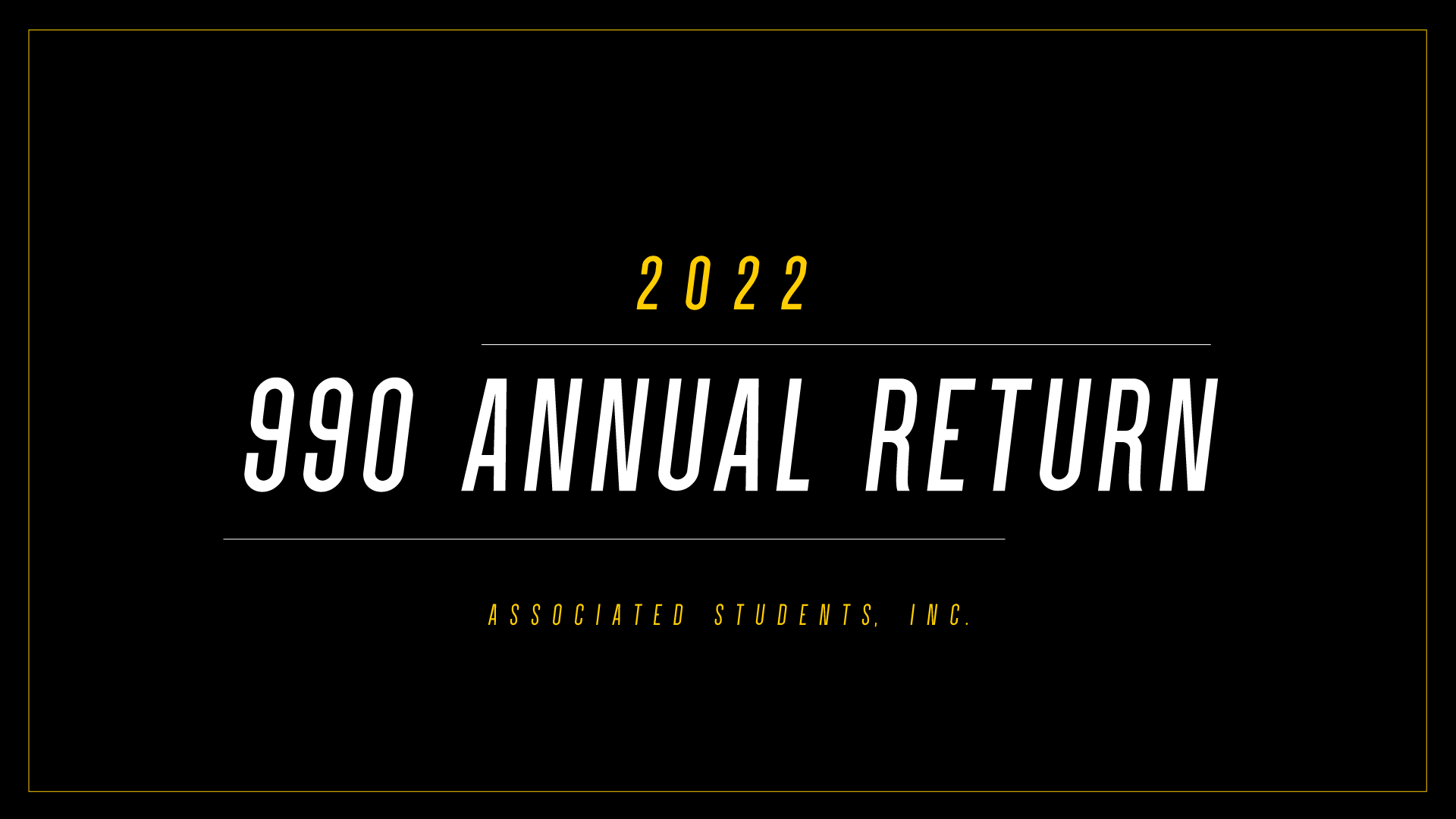 990 - 2022 Annual return