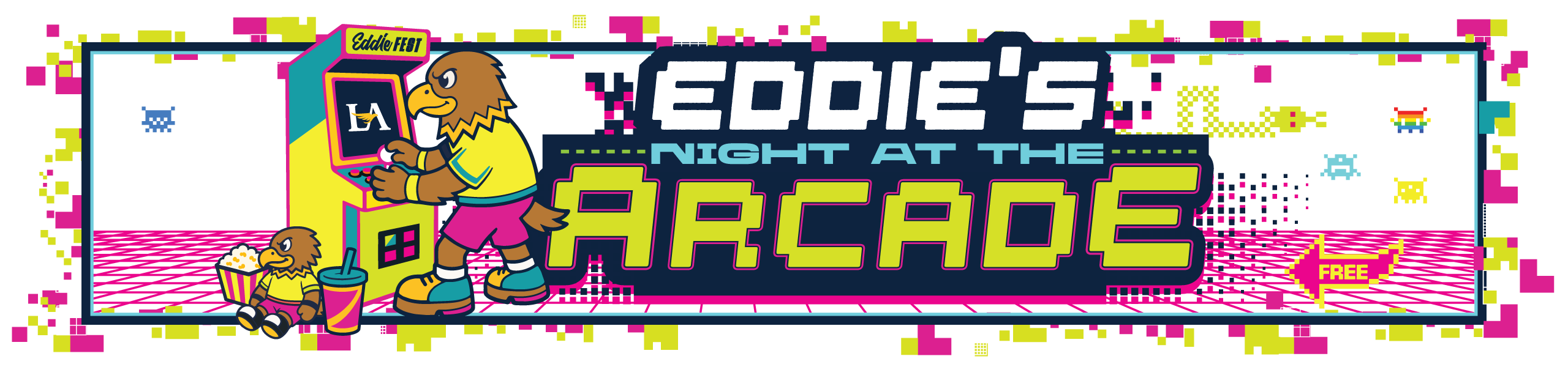 Eddie Fest Night at the Arcade banner