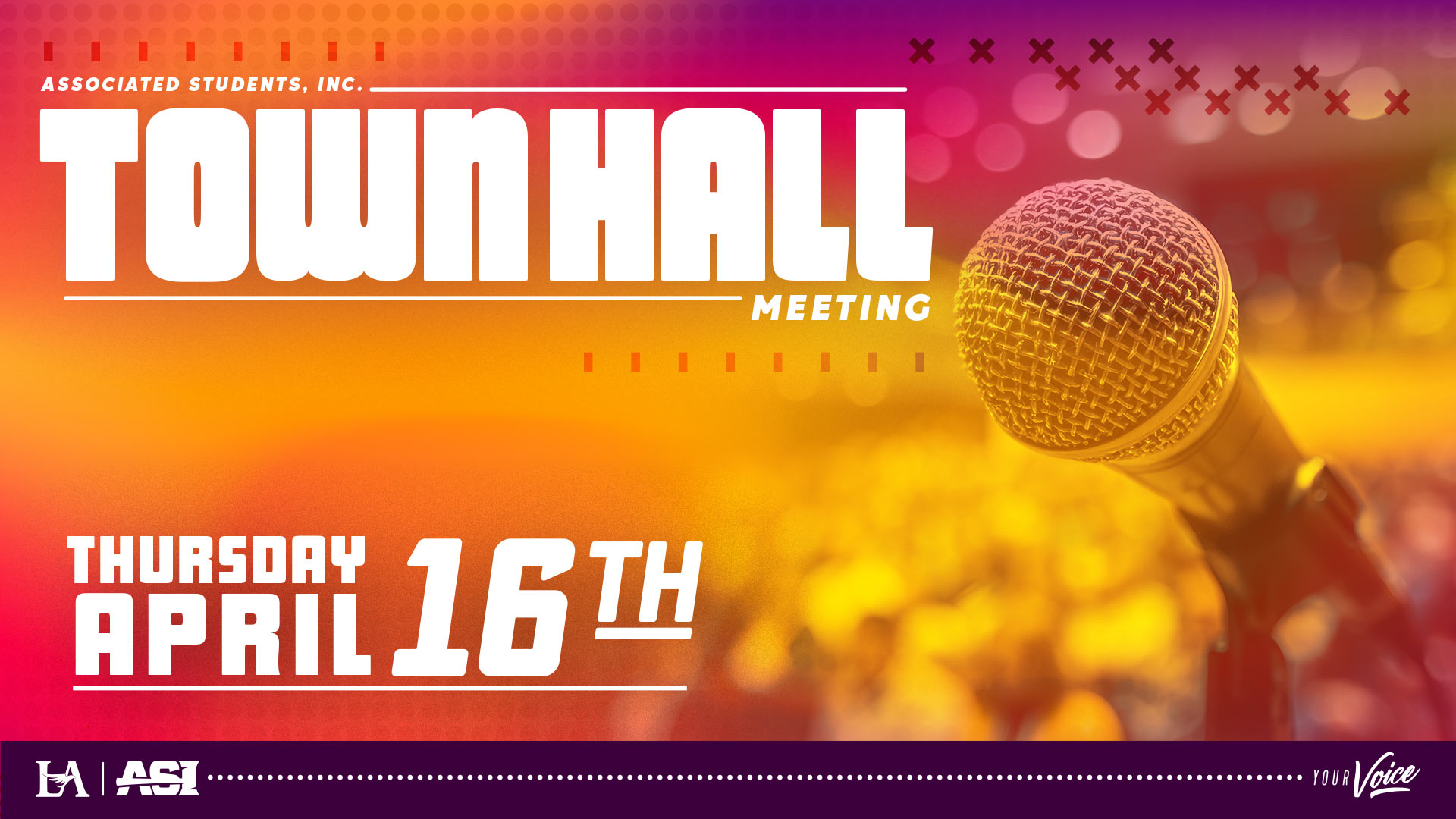 Town Hall Thursday April 16th