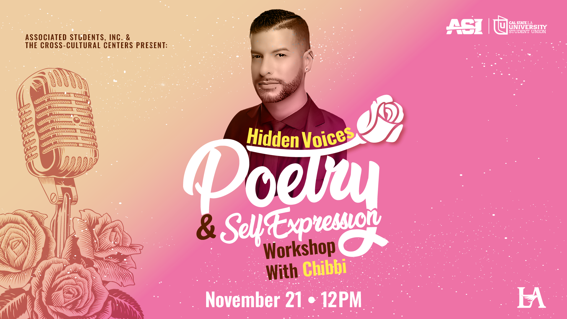 Hidden Voices: Poetry and Self Expression Workshop with Chibbi Slider