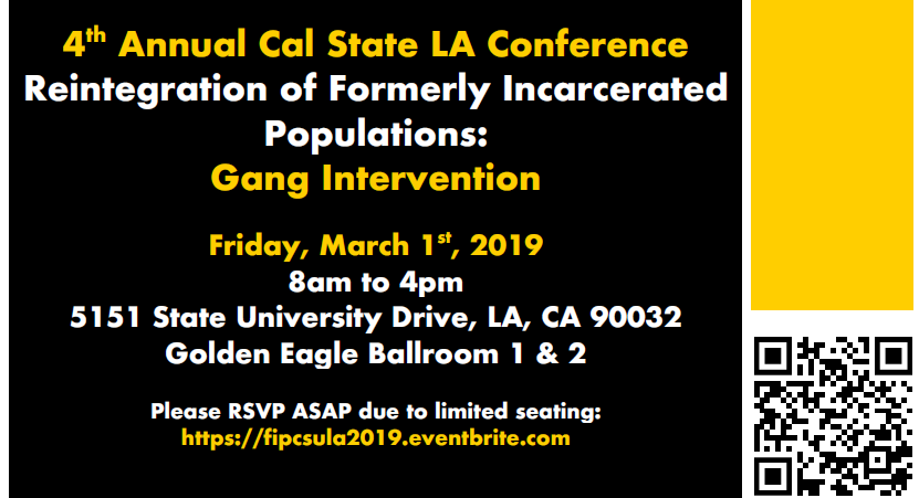 Reintegration of Formerly Incarcerated Populations: Gang Intervention