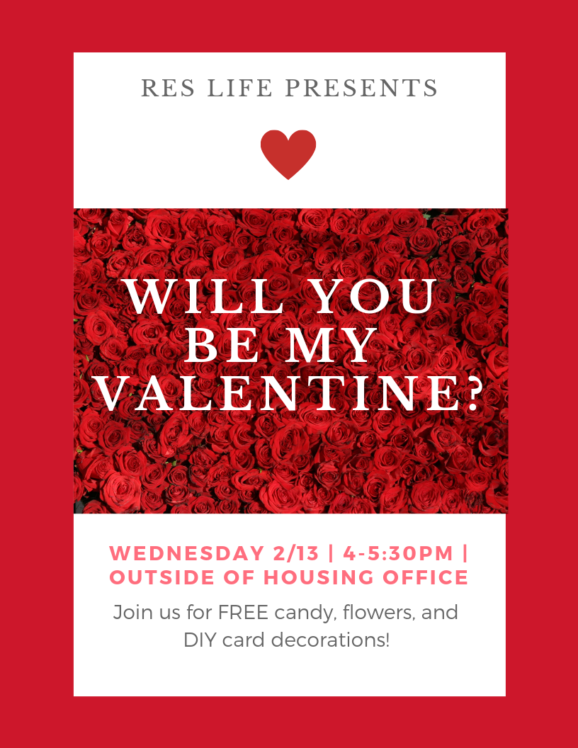  Will you be my valentine_flyer