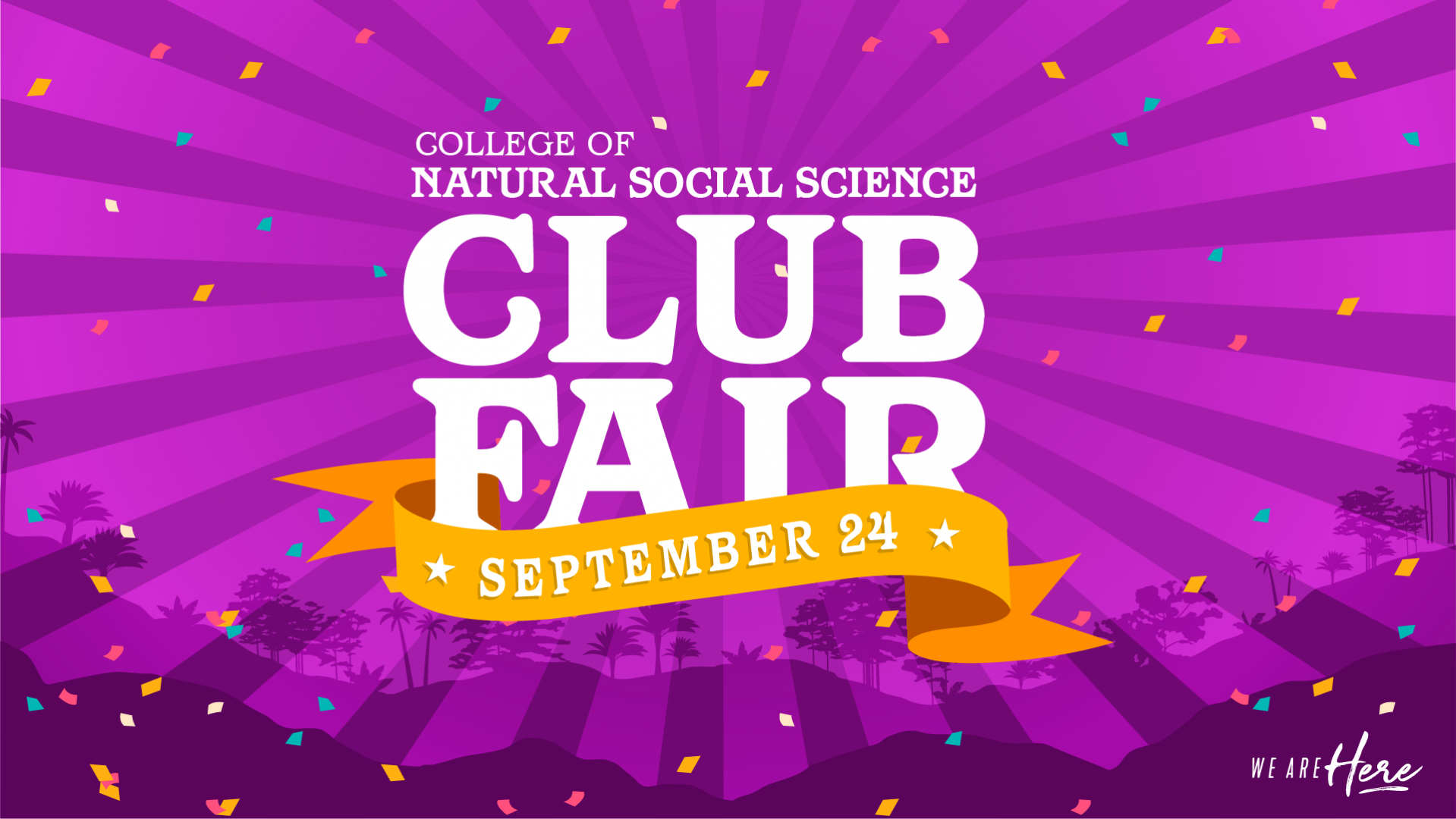 College of Natural and Social Sciences: Club Fair