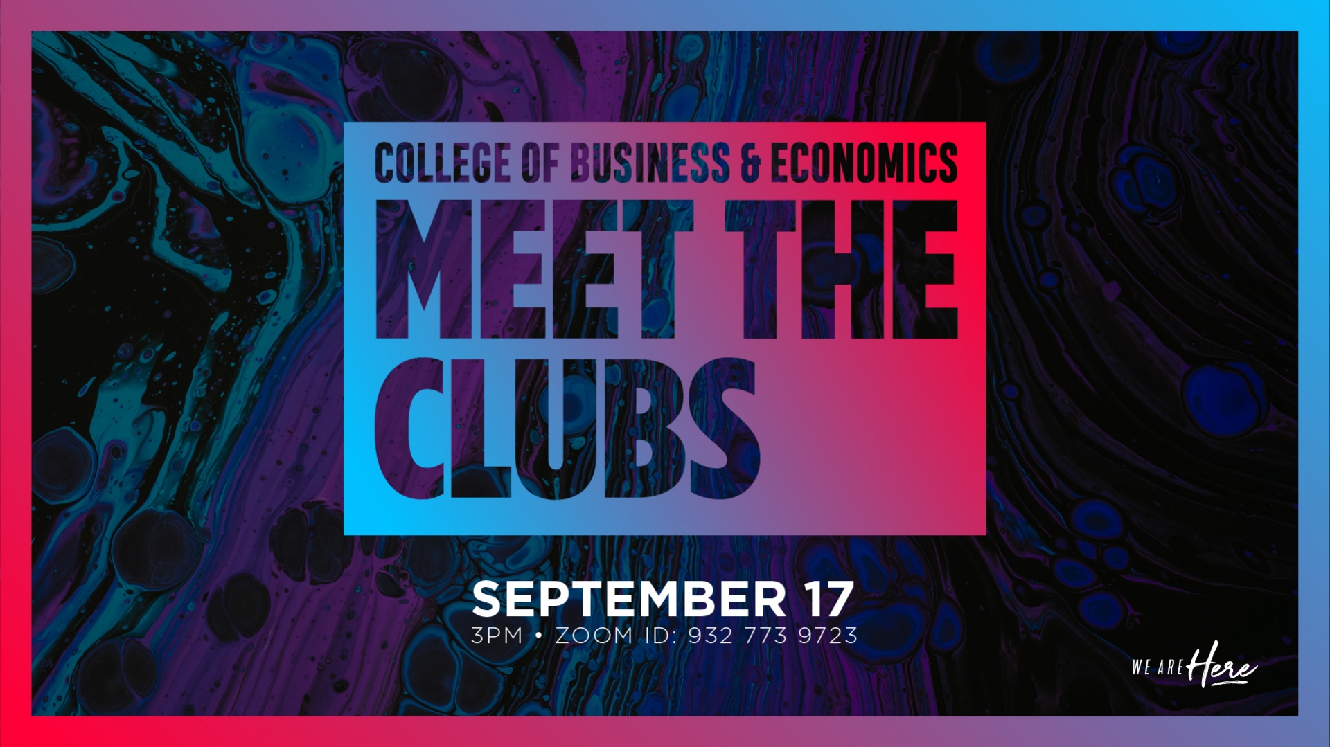 College of Business and Economics: Meet the Clubs