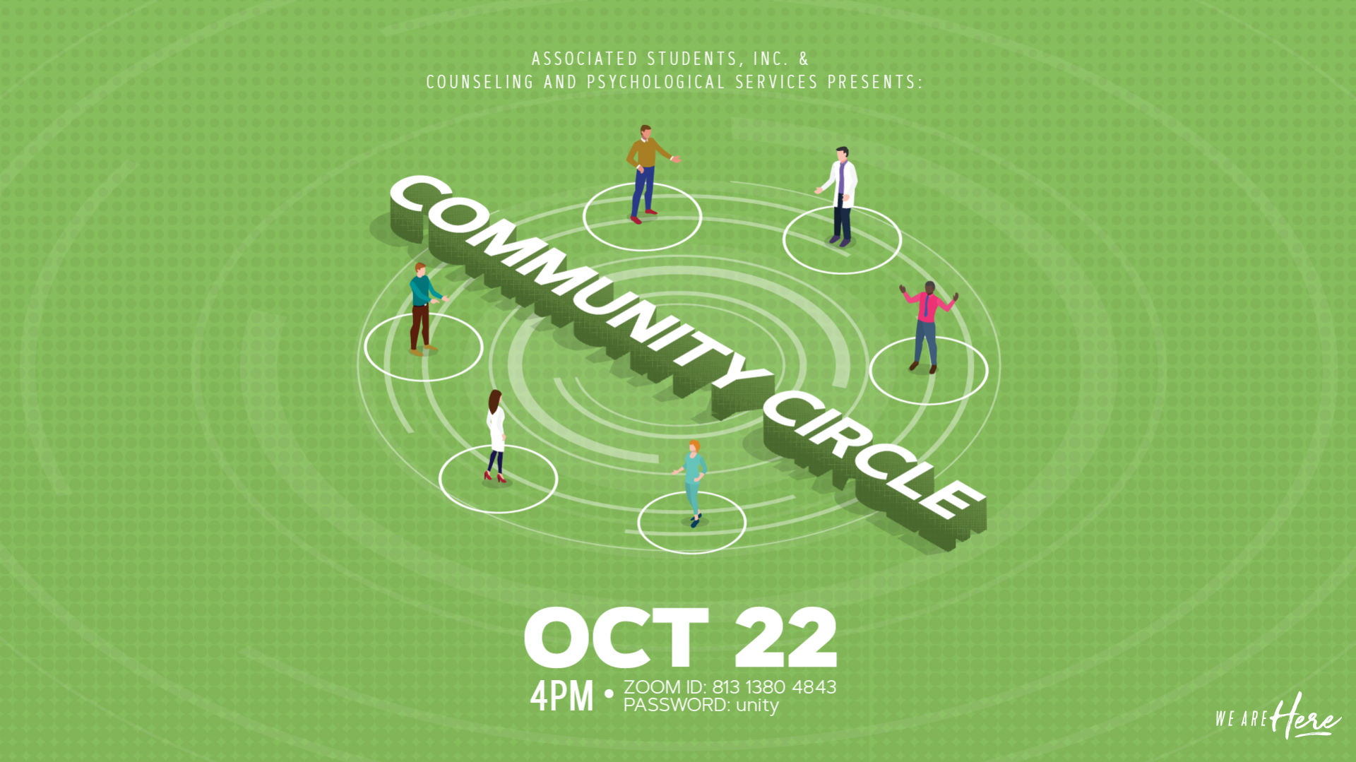ASI and CAPS present: Community Circle