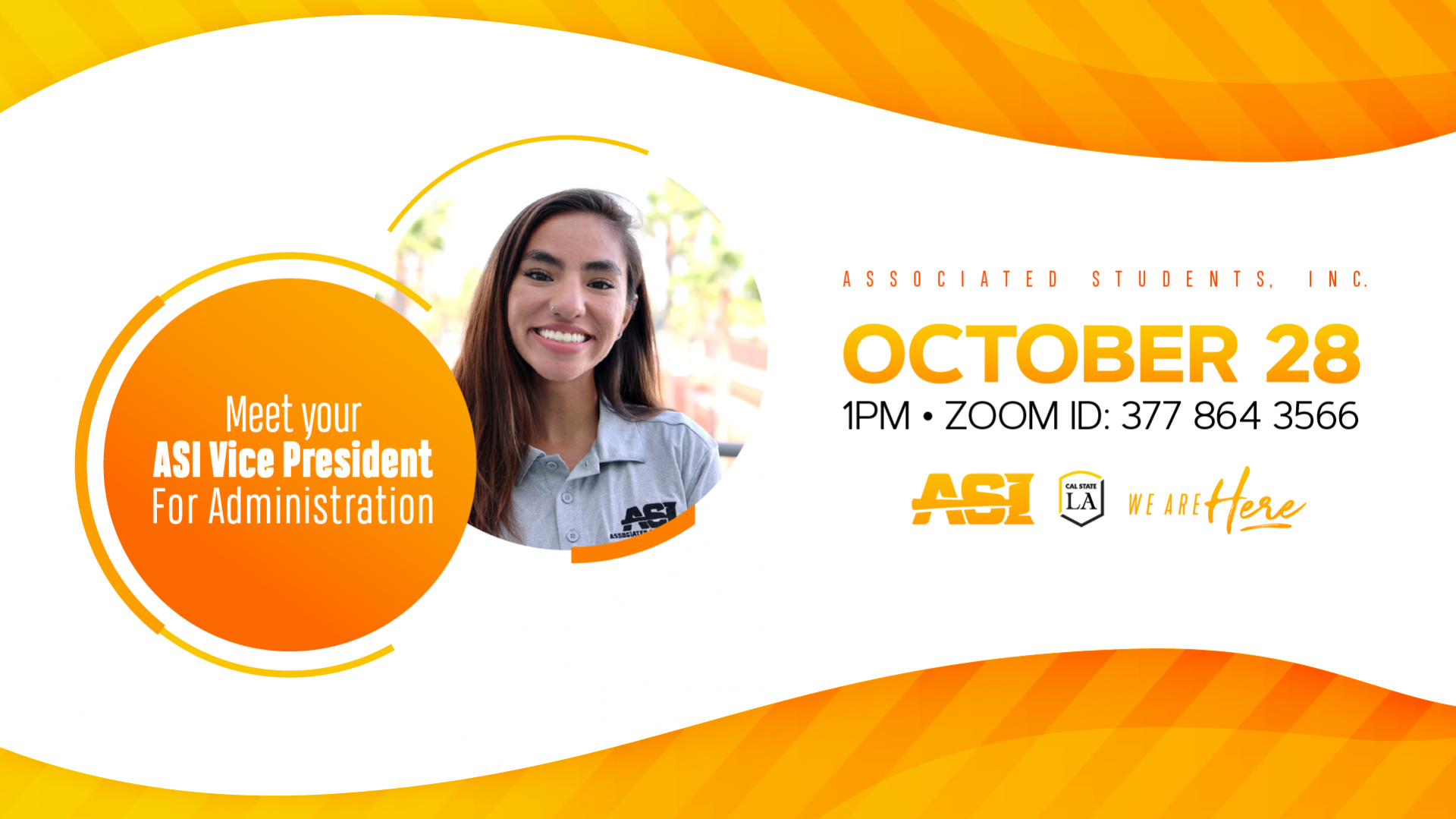 Meet your ASI Vice President for Administration