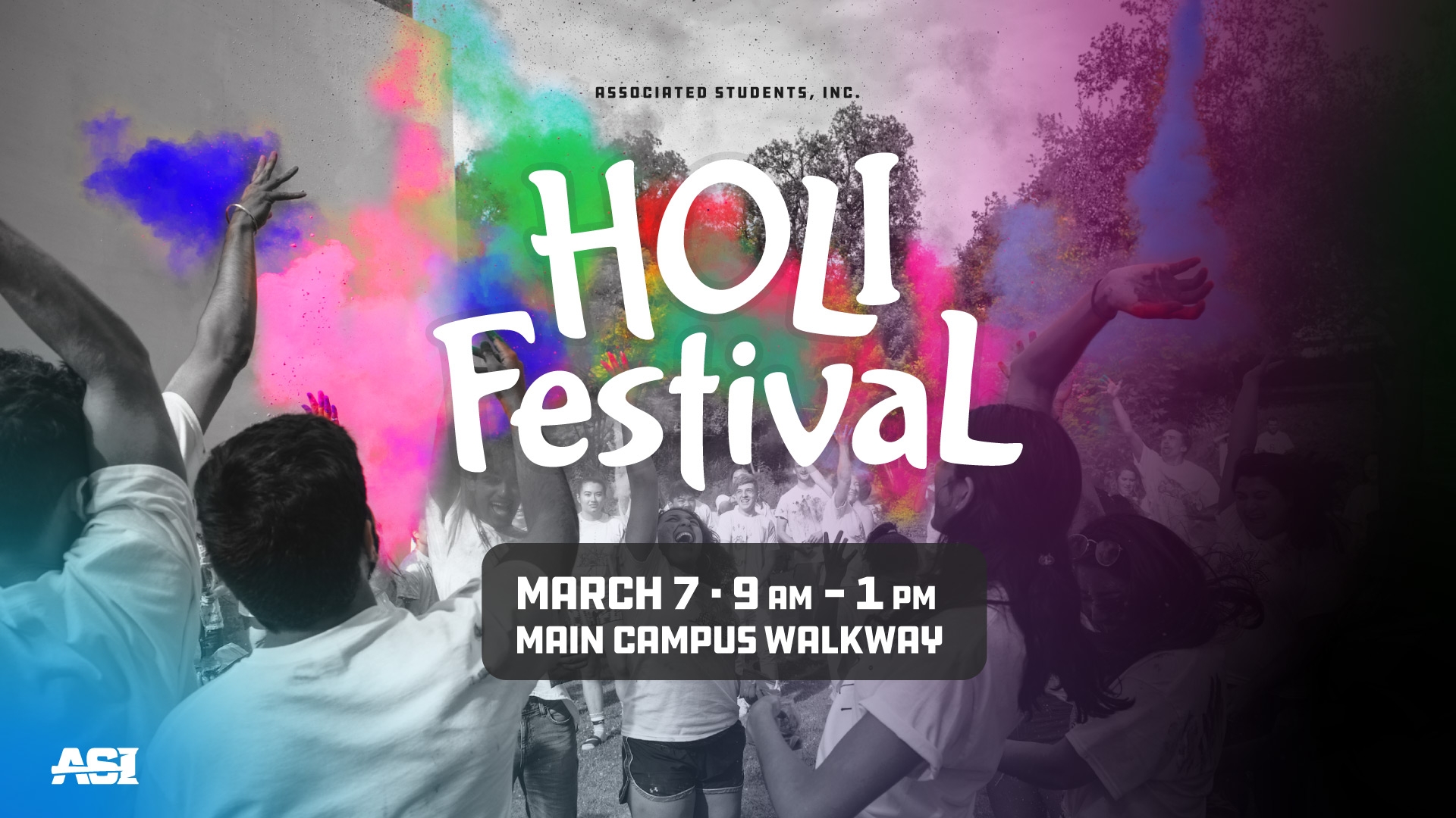 ASI Presents: Holi Festival