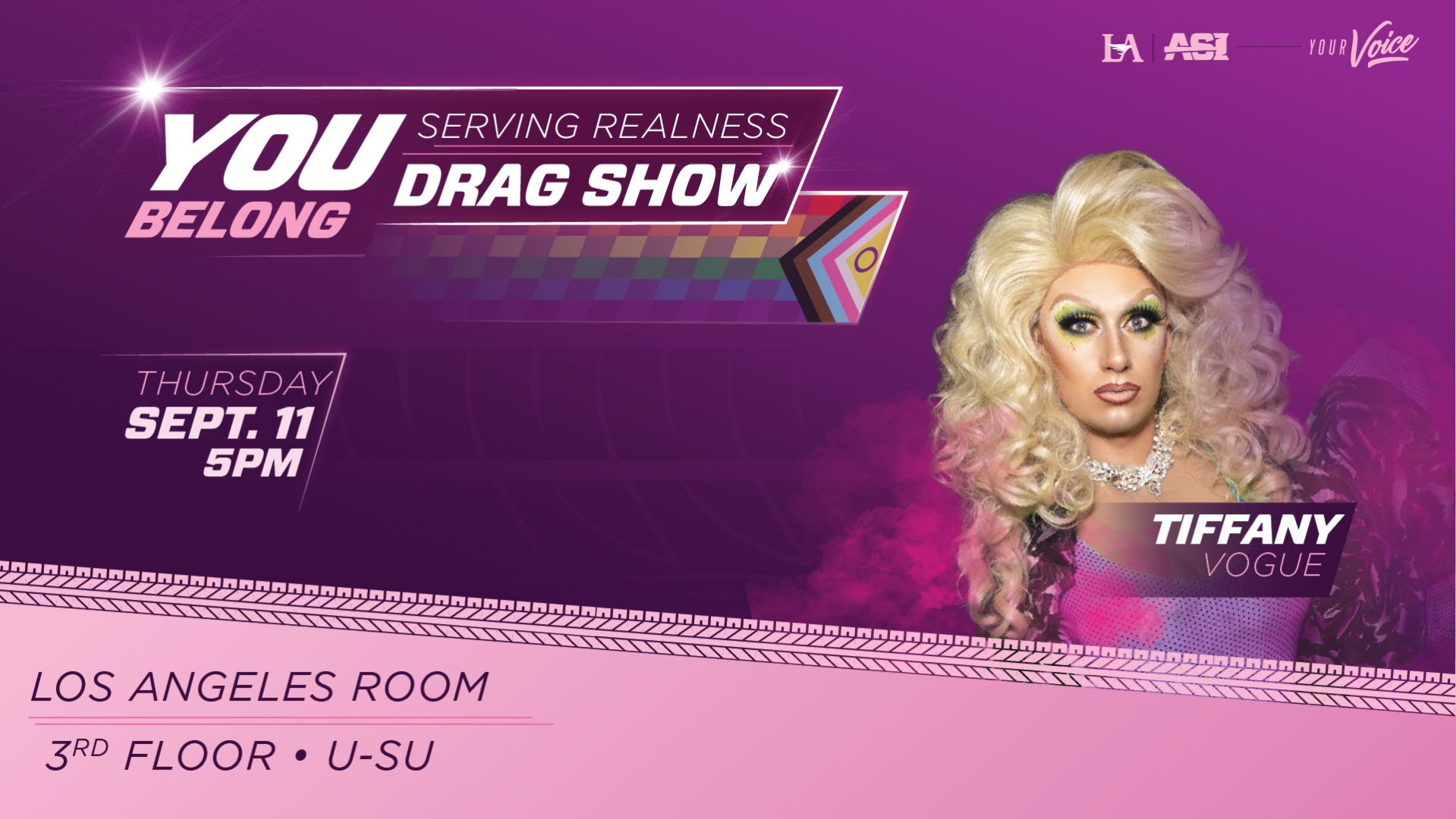 Serving Realness Drag Show Poster
